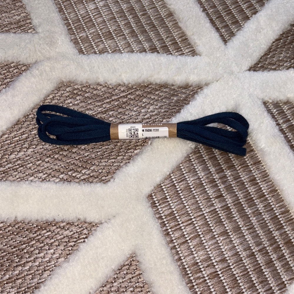 Veja Organic Cotton Laces in Náutico